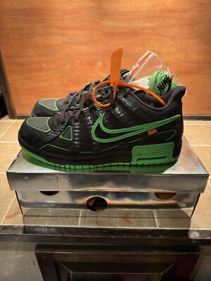 OFF-White x Nike Rubber Dunk ''Green Strike'' CU6015-001 Men's size 11 US