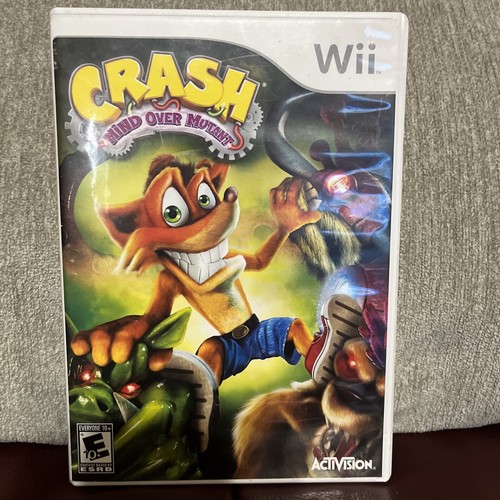 Crash: Mind Over Mutant (Nintendo Wii, 2008) - COMPLETE IN BOX