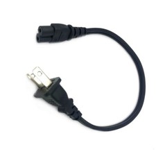 1Ft Power Cord Cable for ION AUDIO TAILGATE SPORT BLUETOOTH SPEAKER IPA84