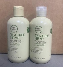 Paul Mitchell Tea Tree Hemp Restoring Shampoo, Conditioner DUO 10.14 oz / 300mL