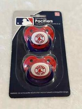 2 Pack Pacifiers Boston Red Sox MLB Orthodontic New BPA Free Factory sealed New
