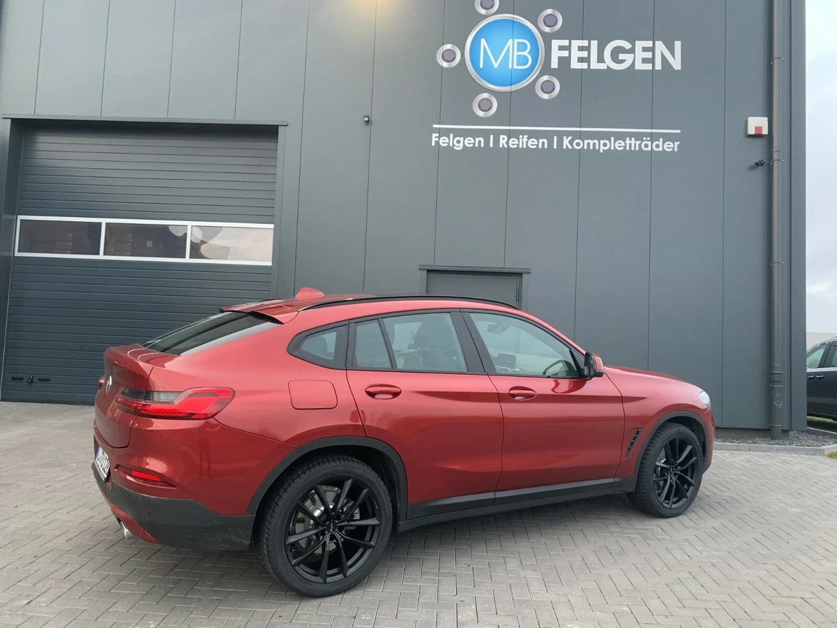 19 Zoll Winterräder BMW X3 G01 X4 G02 schwarz ABE + RDK mit  