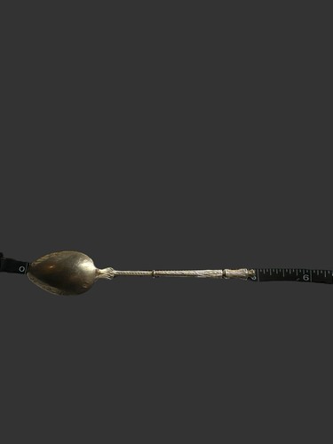 Cucchiaio piccolo da tè dessert francese 5" argento 800 standard XIX secolo marchi Bigorne - Foto 15 di 16