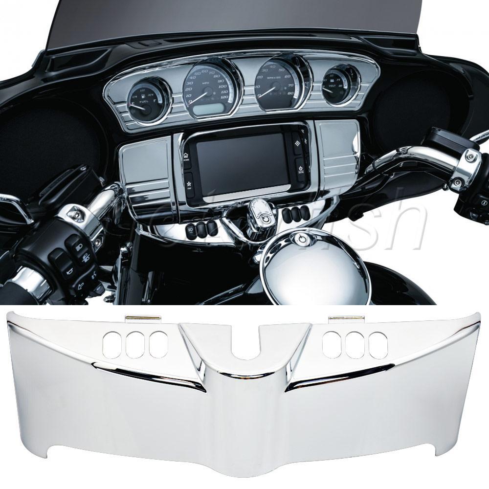 3783 ハーレー クリアキン クローム スイッチパネル アクセント