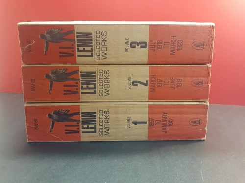 V.I. Lenin Selected Works in 3 Vols. 1st Ed. 1967 PB Printed in Moscow - Picture 4 of 14