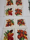6 VTG 10 X 12  PRINTED FALL LEAF PINE CONES BERRIES  NAPKINS NEVER USED NICE — photo 4