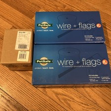 NIB PETSAFE Wire Flag Kit - 2-500 FT Boundary Wire 50 Flags 100 tw Wire Kit