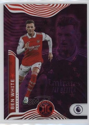 2022 Panini Chronicles Base Premier League Illusions Purple Astro Ben White 09j5