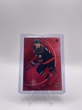 2025-26 SP Game-Used Sebastian Aho Red Parallel #179 Hurricanes (Color Match)
