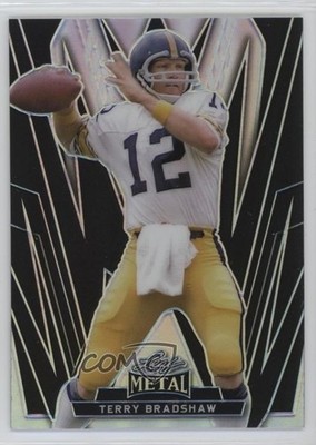 2024 Leaf National Convention Metal Black Prismatic 2/2 Terry Bradshaw HOF 0q0