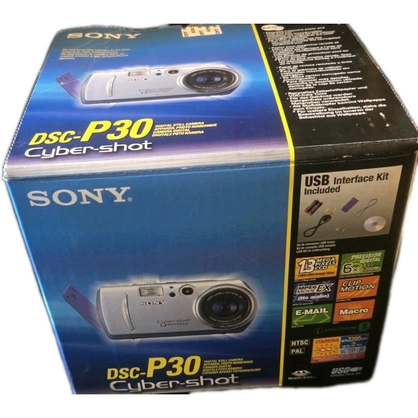 Sony Cyber-Shot DSC-P50 6X Zoom Compact Digital Camera Used Tested Working