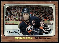 2002-03 Topps Heritage Autographs Michael Peca Auto New York Islanders #RO-MP