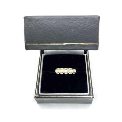 Brand New Women s 14K Gold Plated Band Finger Ring Size 8 In Box Cubic Zirconia