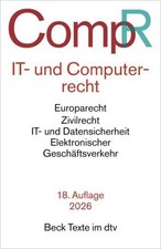 IT- und Computerrecht. CompR Jochen Schneider