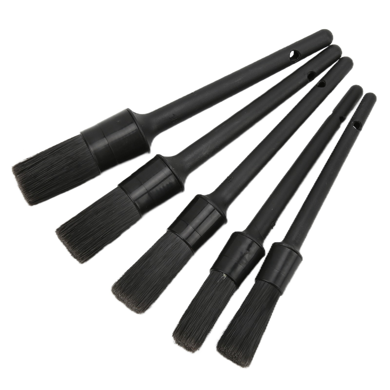 Detailing Brush Kit 5pcs Auto Detailing Brush Set For Cleaning Car Interior