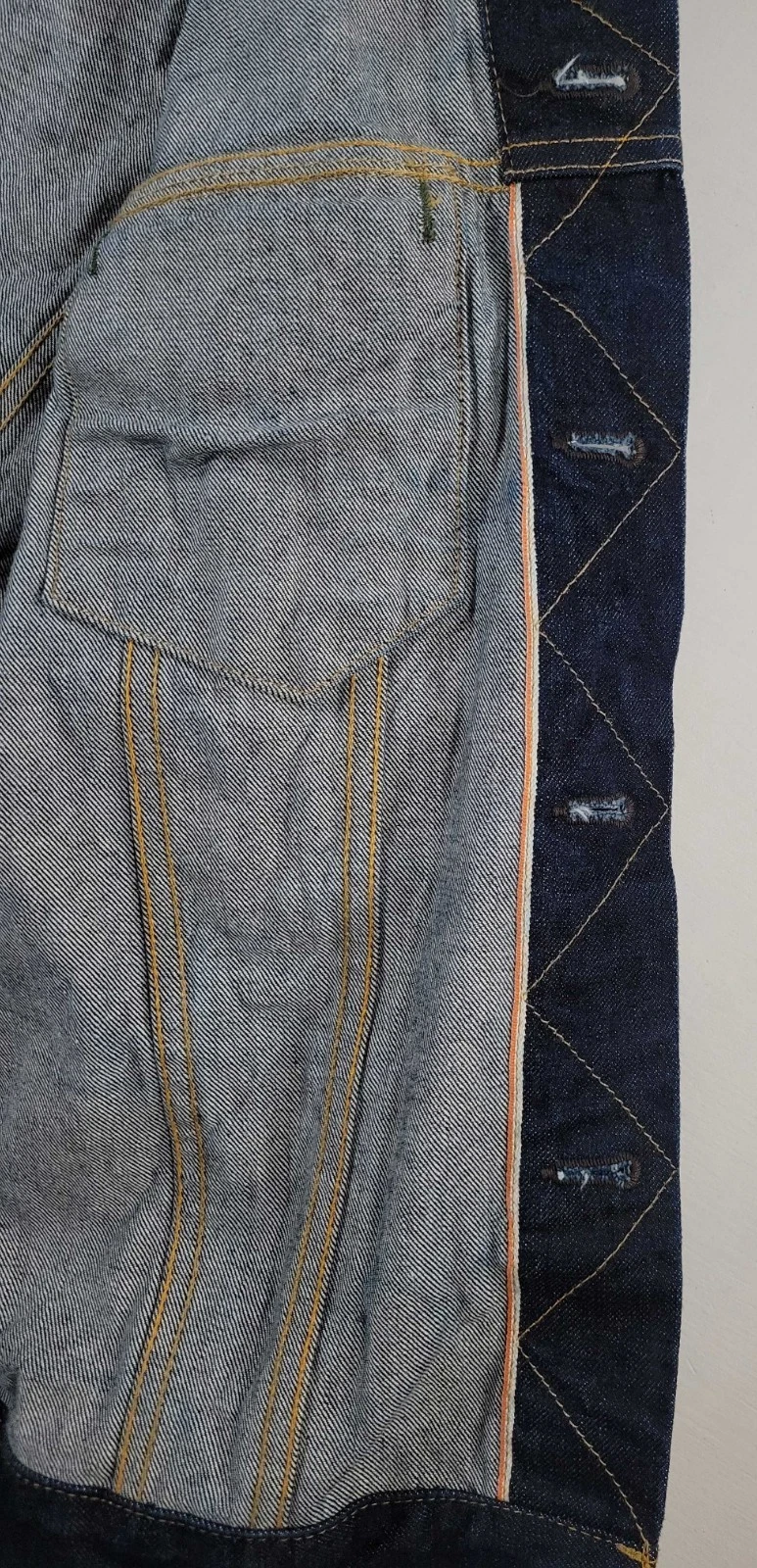Imogene + Willie Made in USA Selvedge Denim Trucker Jean Jacket Adult S/M image 6