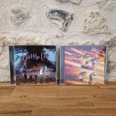LOT 2 CD JUDAS PRIEST BATTLE CRY + FIREPOWER TBE HEAVY METAL - Photo 1/4