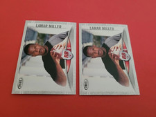 !!!    LAMAR MILLER  SAGE  SILVER  SP  ROOKIE   FOOTBALL  CARD LOT $$
