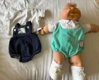Vintage Coleco Cabbage Patch Kids Preemie Doll - 1984 - Original Outfit plus