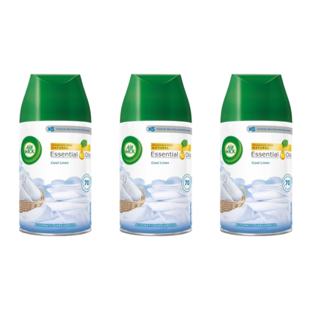 Air Wick Freshmatic Refill, Crisp Linen & Lilac Air Freshener, 250Ml - Image 3