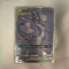 Pokemon Mewtwo & Mew GX Full Art TAG TEAM 222/236 SM-Unified Minds Holo on eBay