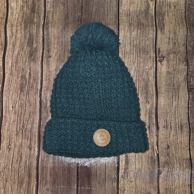 Cabaiai Beanie Hat Unisex OS Bandista Green Interchangeable Bobbles Not Included