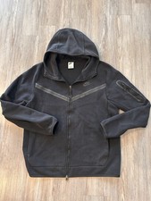Nike Sportswear Tech Fleece Men's M Size Full Zip Hoodie - Black CU4489-010 