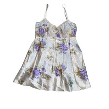 Secret Treasures Large Chemise Nightgown, Floral/Satin