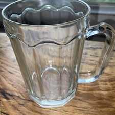 10 Sided One Pint Glass Tankard. Crown stamped EIIR 478. 1953-1964. Great cond. 