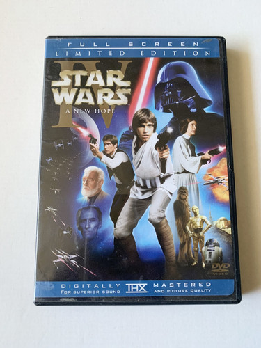 Star Wars A New Hope DVD limited edition 2-disc theatrical version Full Screen - Zdjęcie 1 z 7