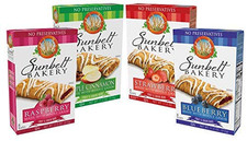 Fruit  Grain Cereal Bars, 4 Flavor Variety Pack, No Preservatives 32 Bars ,8 C