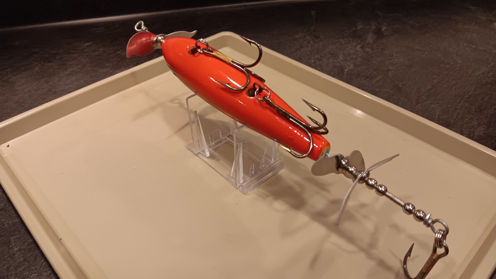SENNETT STILLWATER "HOT PERCH" Musky Muskie Pike Fishing Lure Crankbait Topwater - Image 7