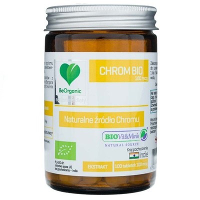 Aliness BeOrganic Chrome BIO 100 mcg 100 Tabletten