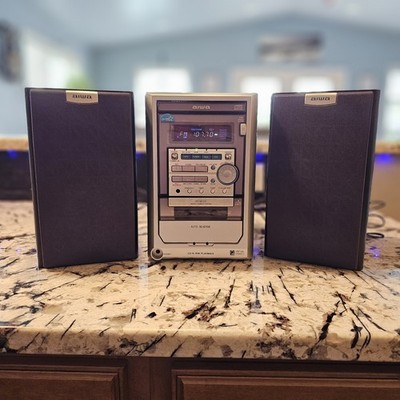 Aiwa XR-M150 CD Stereo Tested Works-Tape Not Working. No Remote. READ Vintage