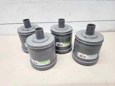 Lot of (4) Centrotherm Eco Systems InnoFlue ISTCD04 Tee Caps w/ Drain 4"