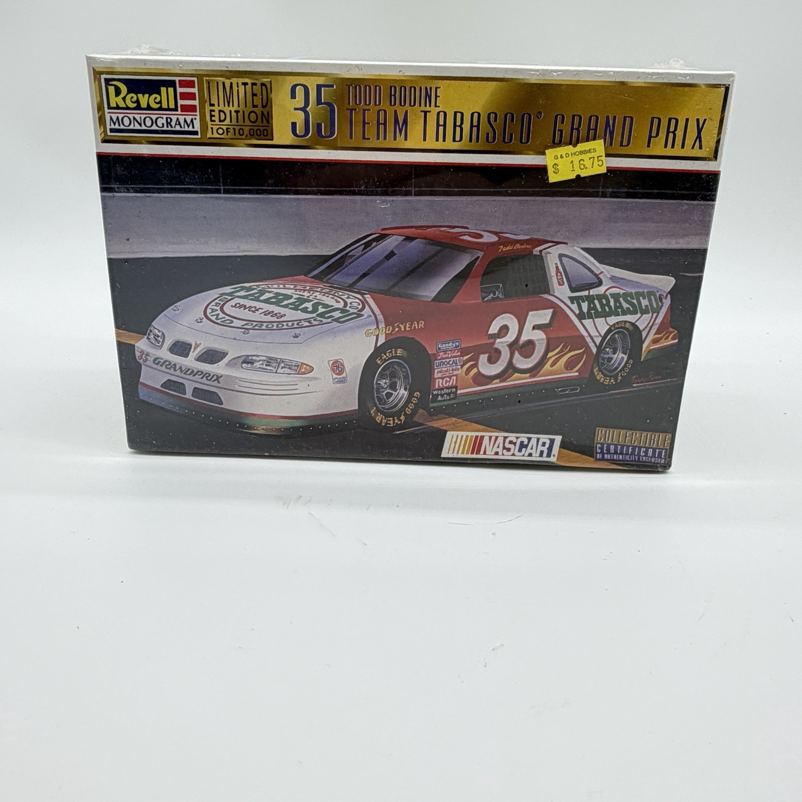 REVELL MONOGRAM #35 TODD BODINE TEAM TABASCO GRAND PRIX 1:24 #85-4129 NOB
