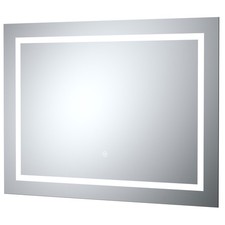 Image of Hudson Reed Enif LED Touch Sensor Rectangular Bathroom Mirror 600mm H x 800mm W