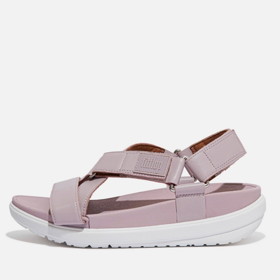 APL Fitflop 'Loosh' sandalo donna 6 lilla viola pelle comodo con cinturino