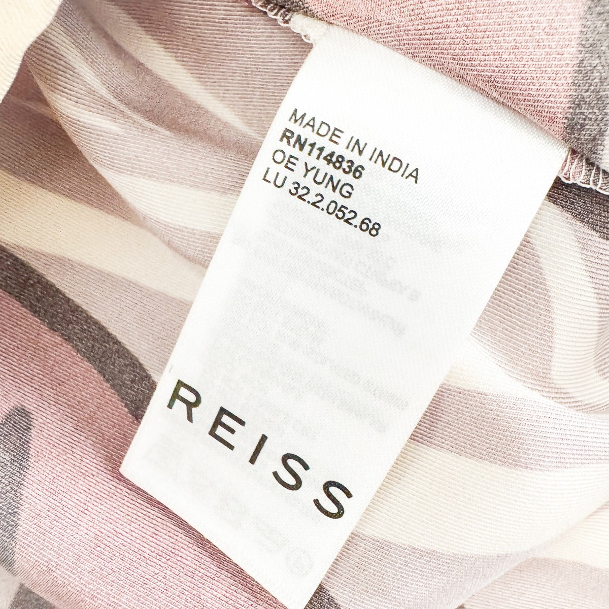 Reiss OE Young Patterned Button Down Short Sleeve… - image 4