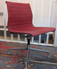1970's Herman Miller-Eames EA105 Oxblood Hopsack Desk Chair. Vintage/Mid Century