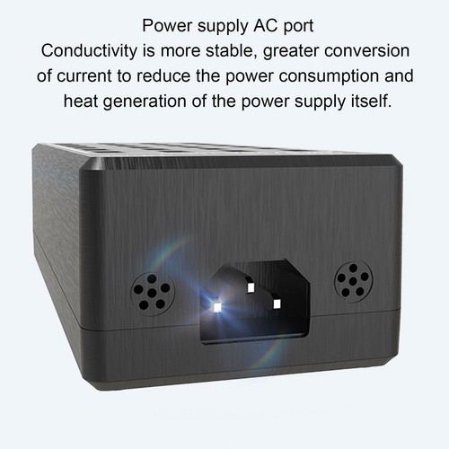 100W 24 Port USB Fast Charging Station Travel Desktop USB Charger Multi Por - Bild 8 von 24