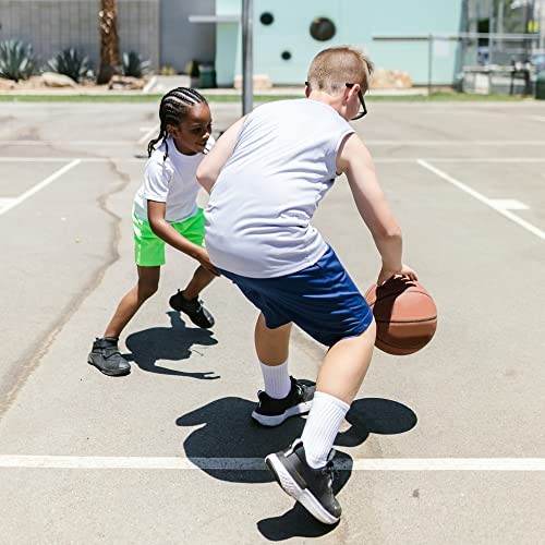 Boy's 5-Pack Athletic Shorts Kids Youth Quick Dry Active Performance - Picture 5 of 7