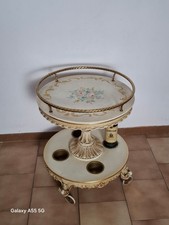 Carrello Bar Anni 60', In Legno E Ottone. Perfette Le Condizioni 