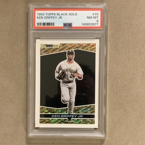 Topps 1993 Black Gold Ken Griffey Jr #33 PSA 8 Insert Seattle Mariners