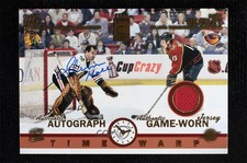 2003-04 Pacific Exhibit 325/565 Dany Heatley Glenn Hall #220 HOF 7i6