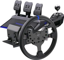 PXN V99 Gaming Steering Wheel Force Feedback Shifter & Pedals PS4/XBOX/PC