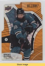 2021-22 Upper Deck Allure Orange Slice Brent Burns #18 READ 0mf0