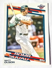 2022 Topps Opening Day - Bomb Squad Matt Olson #BS-24 A’s Braves