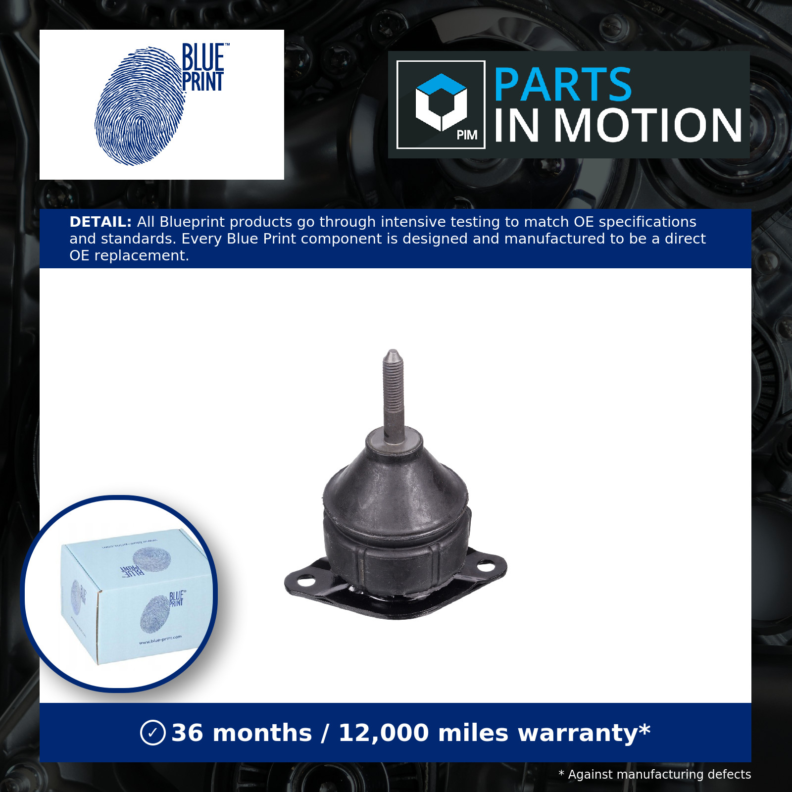 Engine Mount Left ADC480121 Blue Print Mounting KKB102480 Top Quality Guaranteed