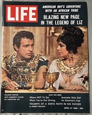 1962 LIFE Mag Elizabeth Taylor + Mickey Mantle Roger Maris Post Card INTACT